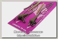 Монтаж Nautilus Running rig-liquid wire&quick change swivel 75см snake green