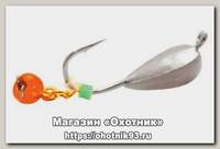 Мормышка Ecopro Банан с ушком серебряный+подвес цв.618 3мм 1/5