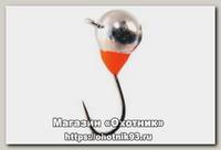 Мормышка Ecopro Дробинка с ушком гальваника+смола цв.201 4мм 1/5