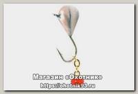 Мормышка Ecopro Капля с ушком серебряный+подвес цв.618 4мм 1/5