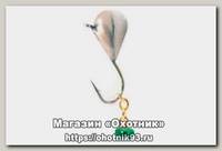 Мормышка Ecopro Капля с ушком серебряный+подвес цв.620 4мм 1/5