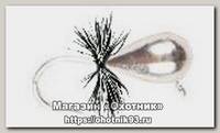 Мормышка Lumicom Капля с ушком вольф. с мухой 4,0мм никель 1/5