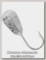 Мормышка вольф. Пирамида граненая отв. d 3.0 Ag 1/10