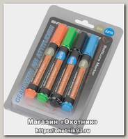 Набор маркеров Savage Gear Magic 4 шт orange green black blue