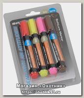 Набор маркеров Savage Gear Magic 4 шт red yellow pink brown