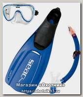 Набор Seac Sub Tris sunsea маска+трубка+ласты синий р.36-37