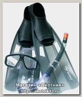 Набор Wave MSF-1314S6F35 маска трубка ласты silicone black p.L