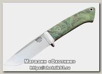 Нож Bark River Drop Point Hunter Blue Green Gold Elder Burl