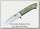 Нож Bark River Drop Point Hunter Blue Green Gold Elder Burl