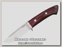 Нож Bark River Drop Point Hunter Maroon Linen фикс. клинок с