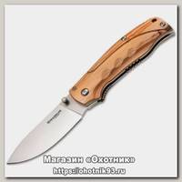 Нож Boker Magnum Pakka Hunter складной сталь 440B рукоять дерево