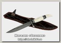 Нож ИП Семин НКВД сталь Х12МФ кость эбонит