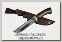 Нож ИП Семин Варяг кованая сталь 95x18 со следами ковки венге литье