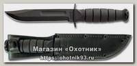 Нож Ka-Bar 1256 Short Black USMC сталь 1095 рукоять кратон