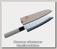 Нож Kitchen Knives Santoku Hammered поварской средн. сталь VG10 дам