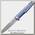 Нож Mr.Blade Snob M390 titanium handle складной blue