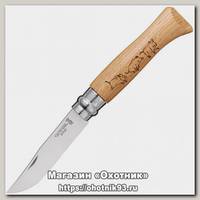 Нож Opinel 8VRI Animalia кабан 8,5см нержавеющая сталь