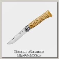 Нож Opinel 8VRI D складной 8,5см самшит сердце