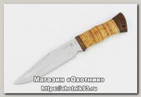 Нож Росоружие Кайман 2 рисунок рукоять береста