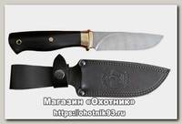 Нож Северная Корона Рысь дамасская сталь граб
