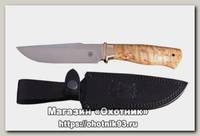 Нож Северная Корона Шатун нержавеющая сталь карельская береза