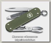Нож Victorinox Classic Alox 58мм 5 функций оливковый