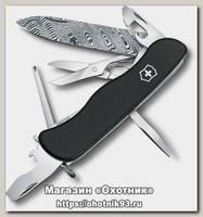 Нож Victorinox Damast 111мм 10 функций черный