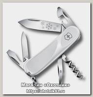 Нож Victorinox Evolution christmas LE2016 85мм белый
