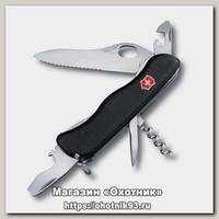 Нож Victorinox Nomad One hand 111мм черный