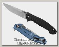 Нож Zero Tolerance K0452CFM390BLU титан карбон сталь M390