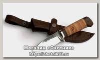 Нож ЗОК Нерка сталь 40х10C2M рукоять береста