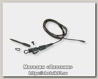 Оснастка Prologic safetly clip QC link metal core leader 80см 45lbs 3шт