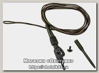 Оснастка Prologic Safetly clip QC swivel hollow leader 80cm 45lbs 3шт