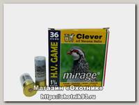 Патрон 12х70 Clever 0 36