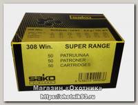Патрон 308Win Sako 6,6 Super Range HPBT