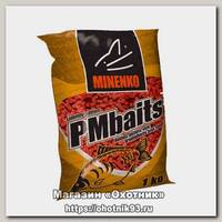 Пеллетс MINENKO PMbaits strawberry 10мм 1кг