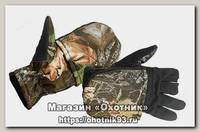 Перчатки Хольстер охотника-рыбака утепленные зеленые