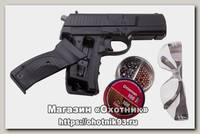 Пистолет Crosman 1088 BG Kit пули очки пластик