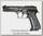 Пистолет Курс-С Beretta 92-CO хром 10ТК охолощенный черный
