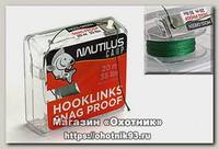 Поводковый материал Nautilus Snag proof 35lb 20м moss green