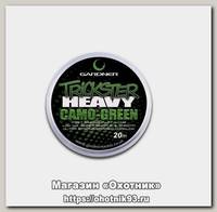 Поводочный материал Gardner trickster heavy camo green 20м 30lb