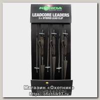 Поводок Korda Leadcore lead clip weed 1м