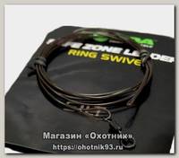 Поводок Korda Safezone Leader Hydrid Clip 30lb Silt