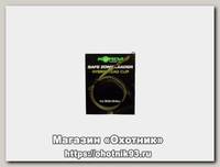 Поводок Korda Safezone leader hydrid clip 30lbs weed