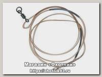 Поводок Korda Safezone Leader Ring Swivel 30lb Weed