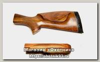 Приклад+цевье Бекас Монте-Карло орех резиновый затыльник