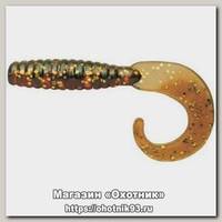 Приманка Bass Assasin твистер 4-Curl tail grub motor oil gold 1/10