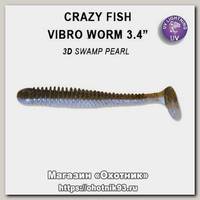 Приманка Crazy Fish Vibro worm 3,4 13-85-3d-6