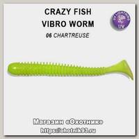 Приманка Crazy Fish Vibro worm 3-50-6-3