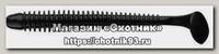 Приманка Keitech виброхвост Swing impact 3 001 Black